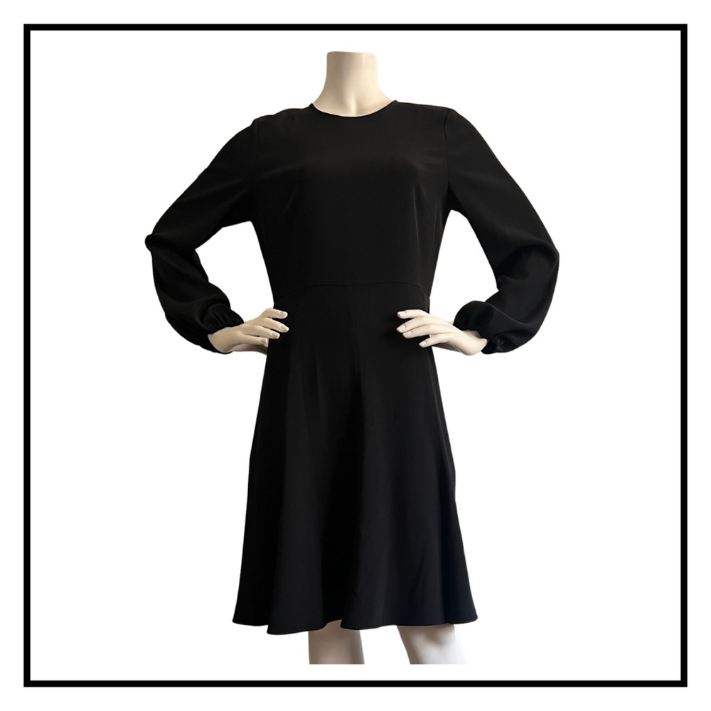 CO Essential Black Shift Balloon Sleeve Dress